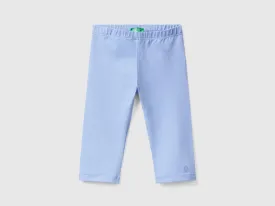 3/4 leggings in stretch cotton