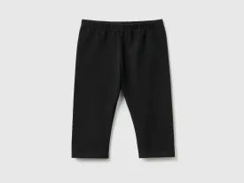3/4 leggings in stretch cotton