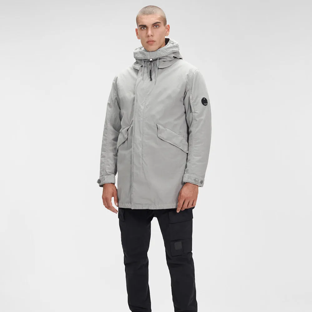 Sure, here is an optimized and descriptive version of the product title:

50 Fili Weather-Resistant Plated Parka with Insulated Lining