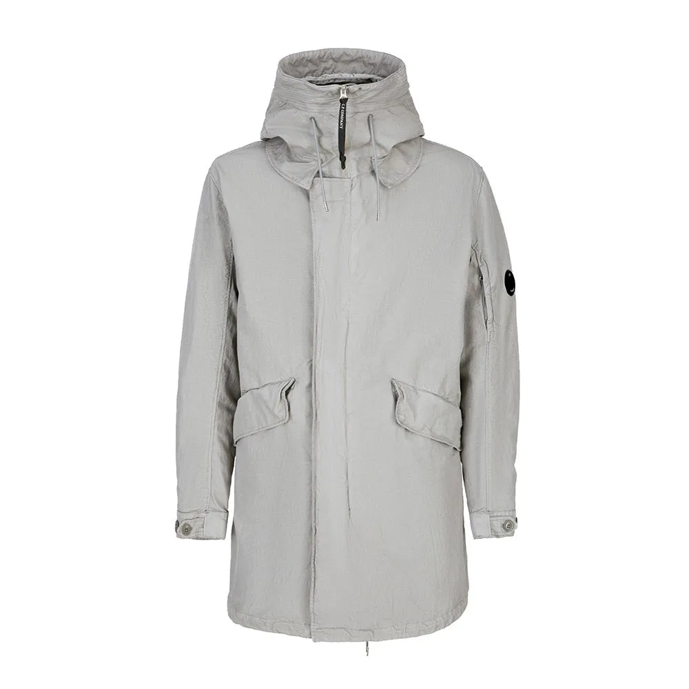 Sure, here is an optimized and descriptive version of the product title:

50 Fili Weather-Resistant Plated Parka with Insulated Lining