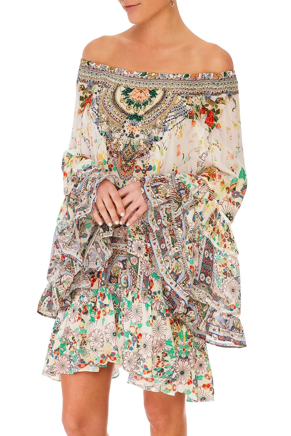 A-LINE FRILL DRESS TIME AFTER TIME