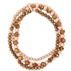 Absolute Beaded Triple Bracelet B2179BR