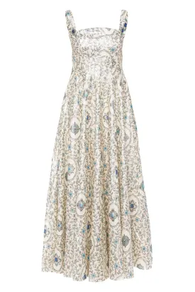 Aguamarina Platero Printed Maxi Dress