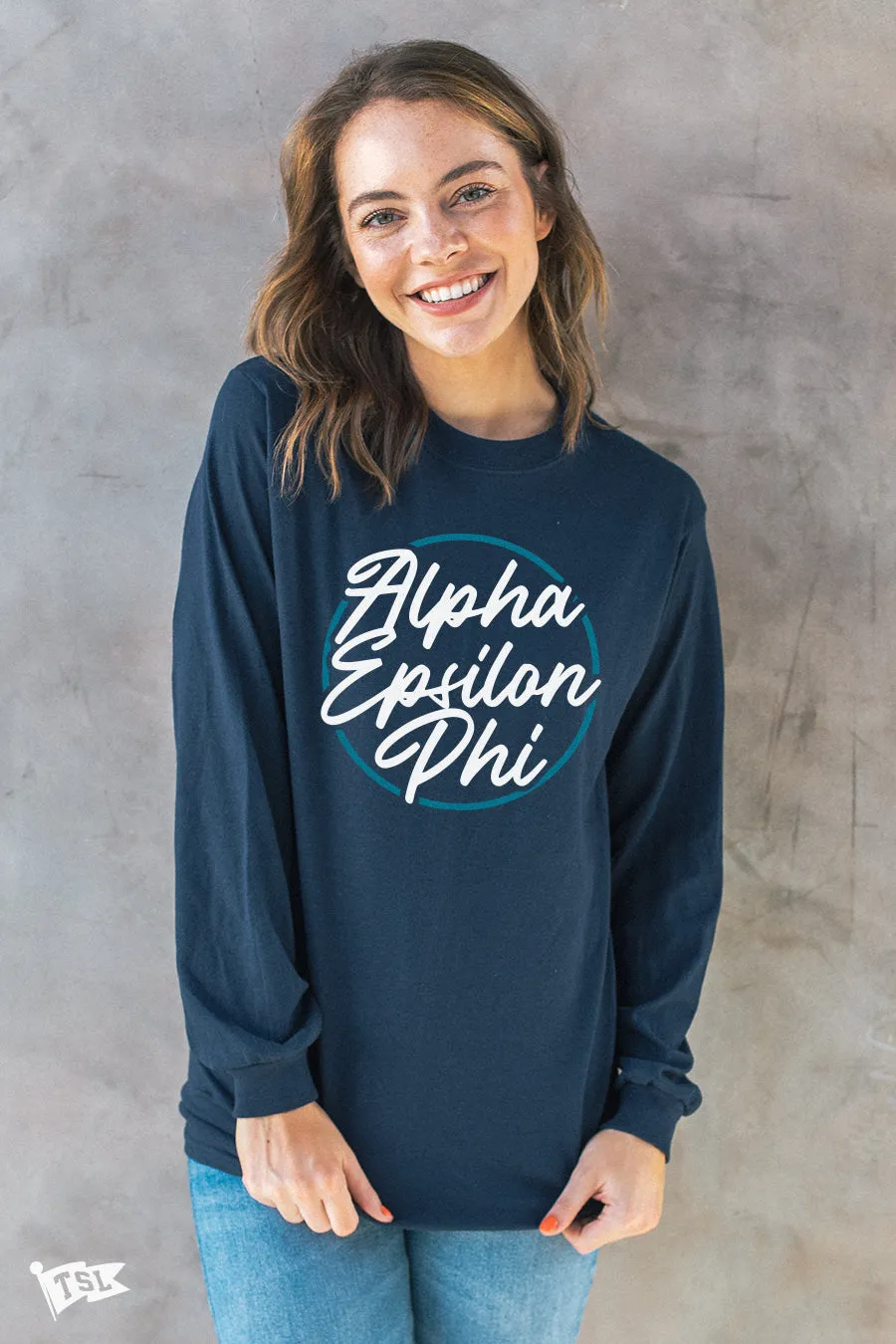 Alpha Epsilon Phi Stamp Long Sleeve