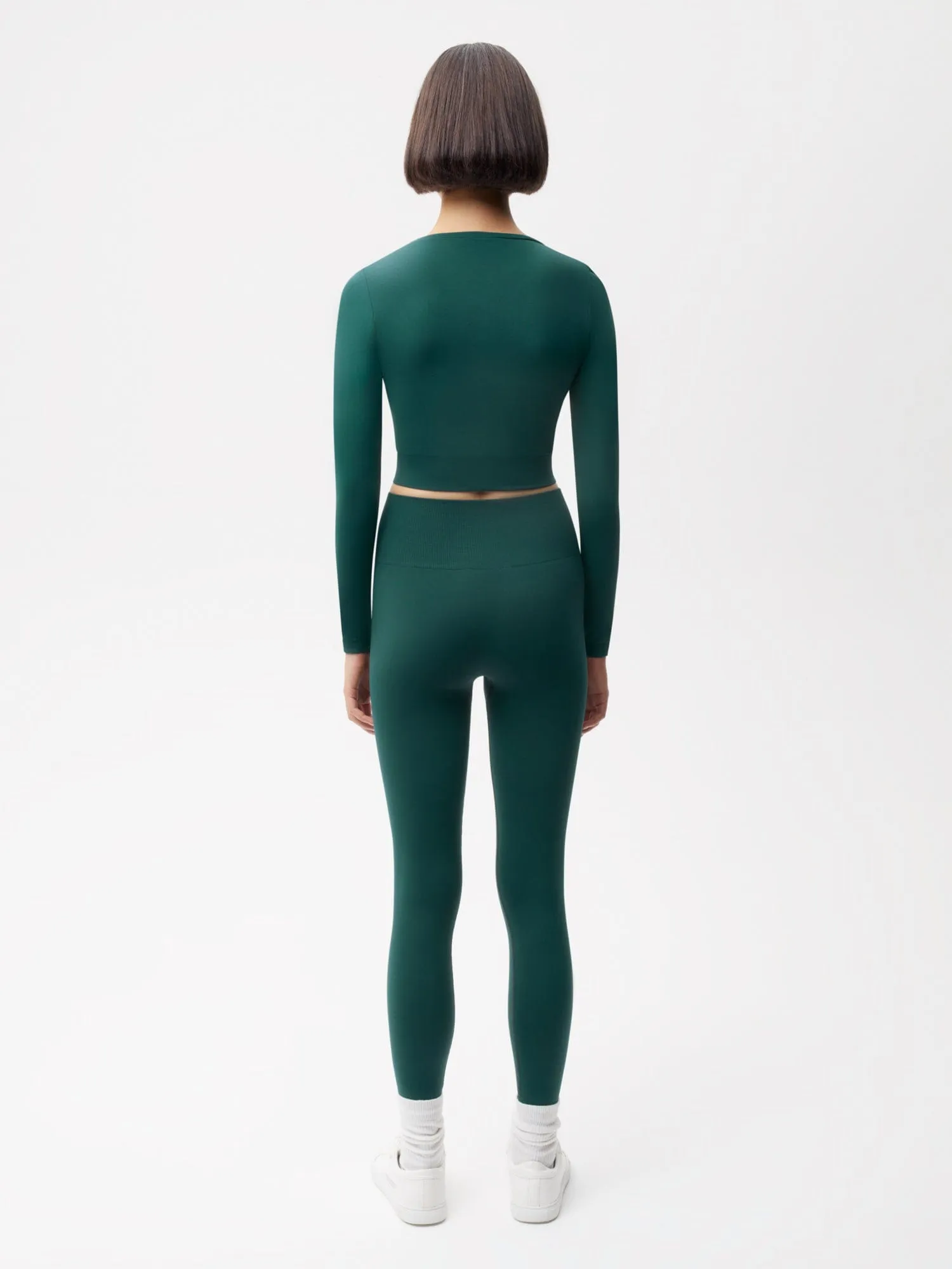 Archive Women's Plant-Stretch Compressive Leggings—Foliage Green