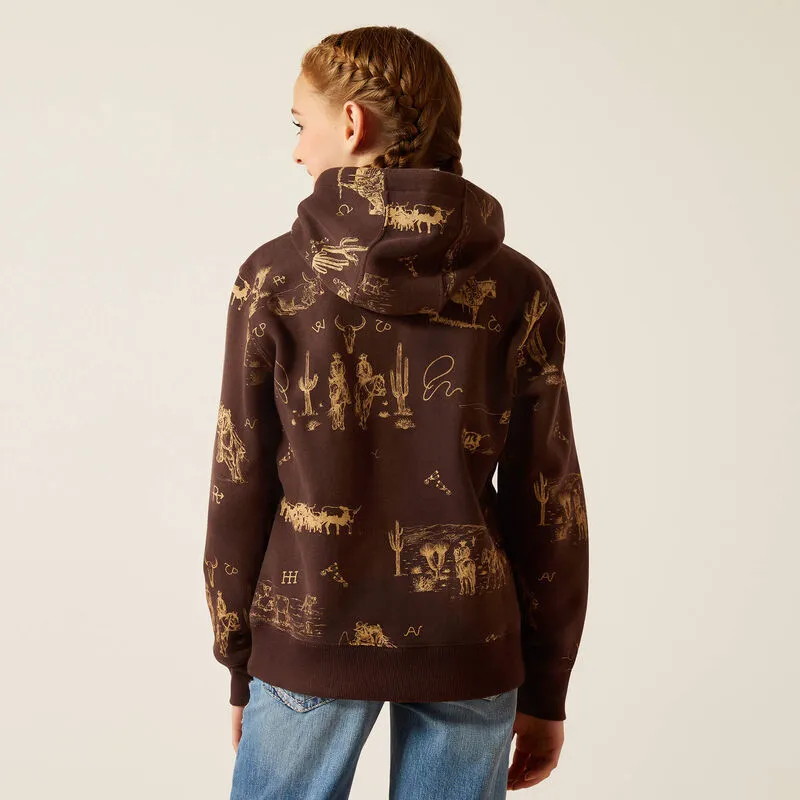 Ariat Kid's Ranch Scene Hoodie