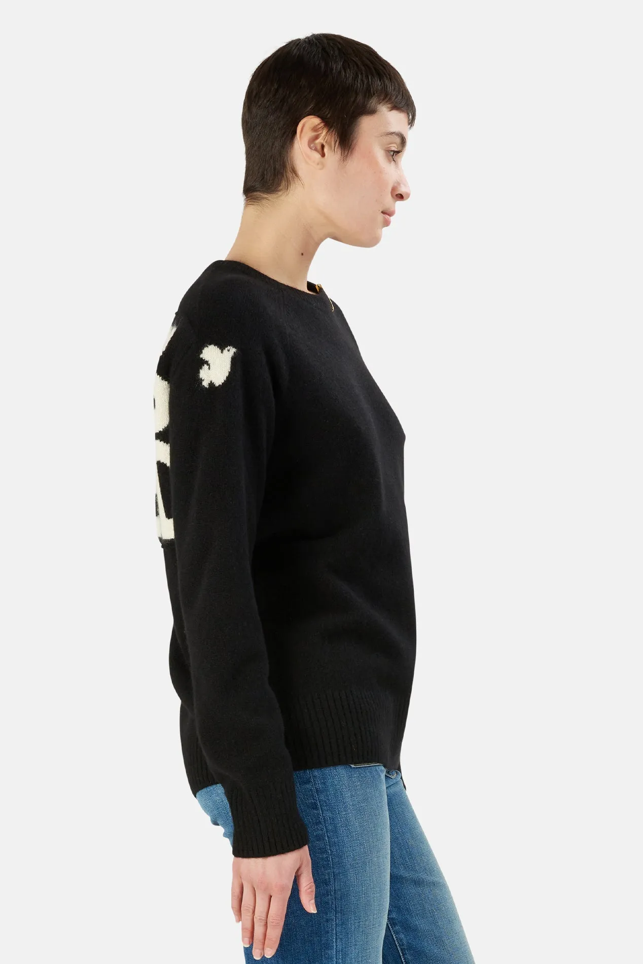 ARTISTSWANTED Loro Piana Cashmere Crew Superblack