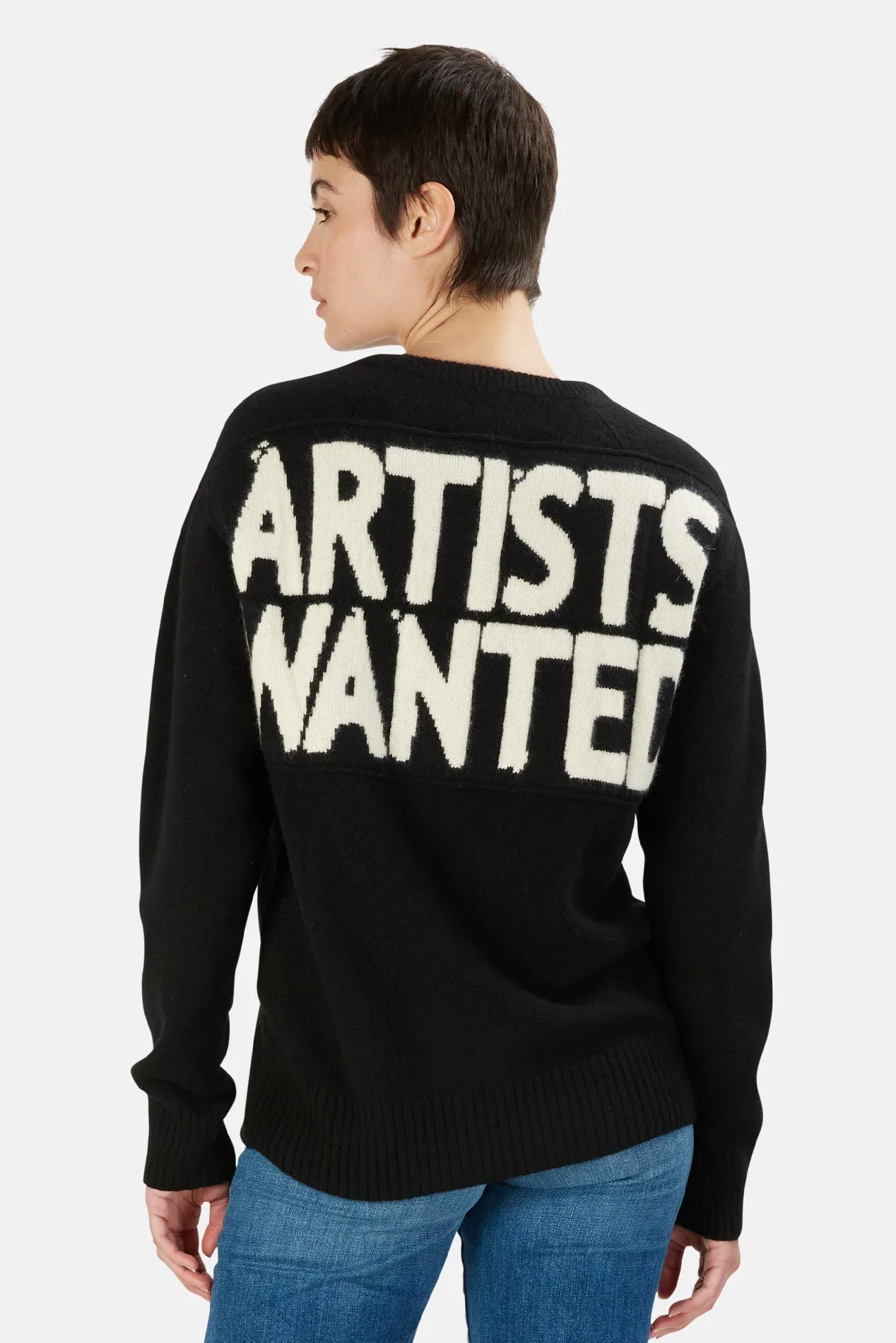 ARTISTSWANTED Loro Piana Cashmere Crew Superblack