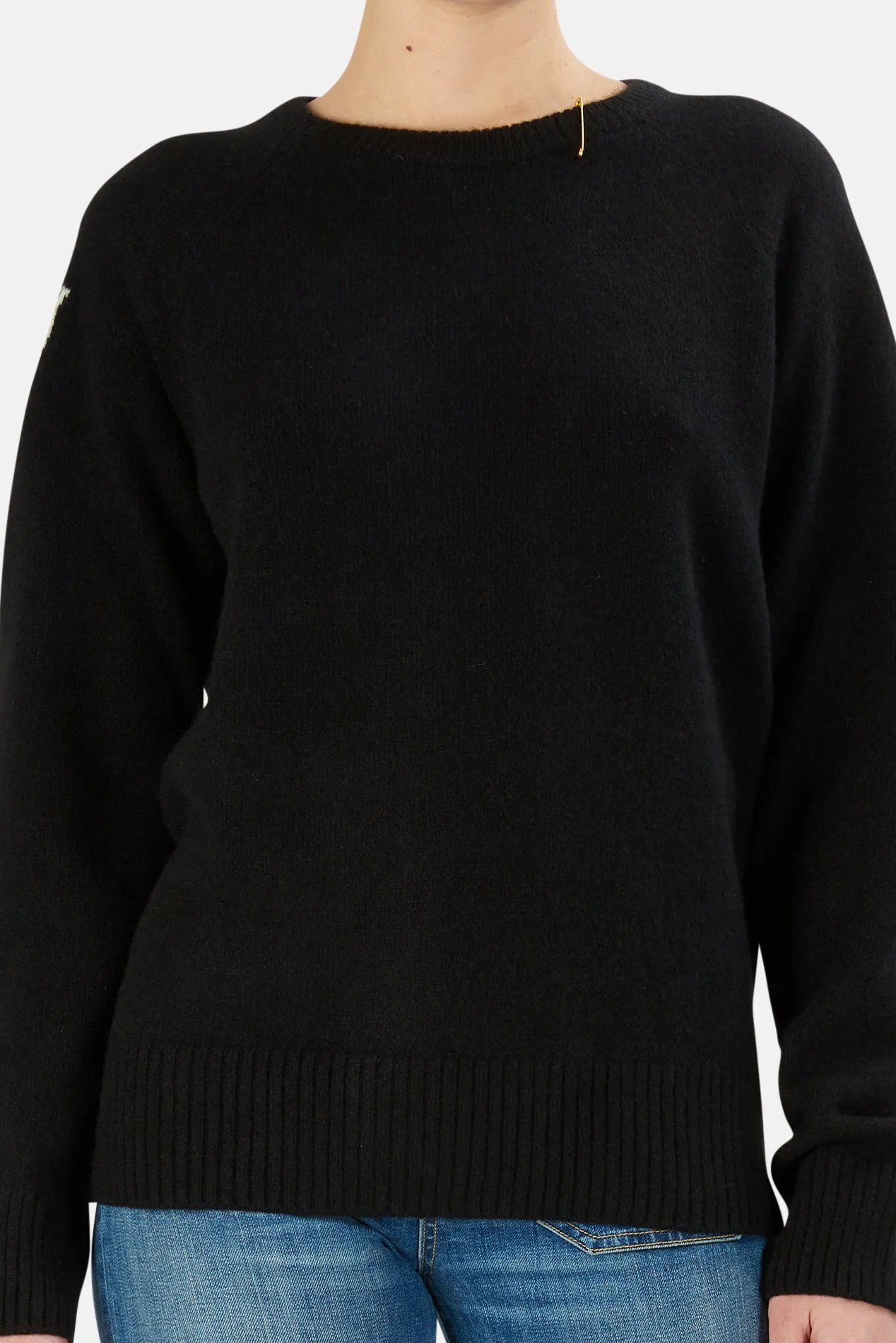 ARTISTSWANTED Loro Piana Cashmere Crew Superblack