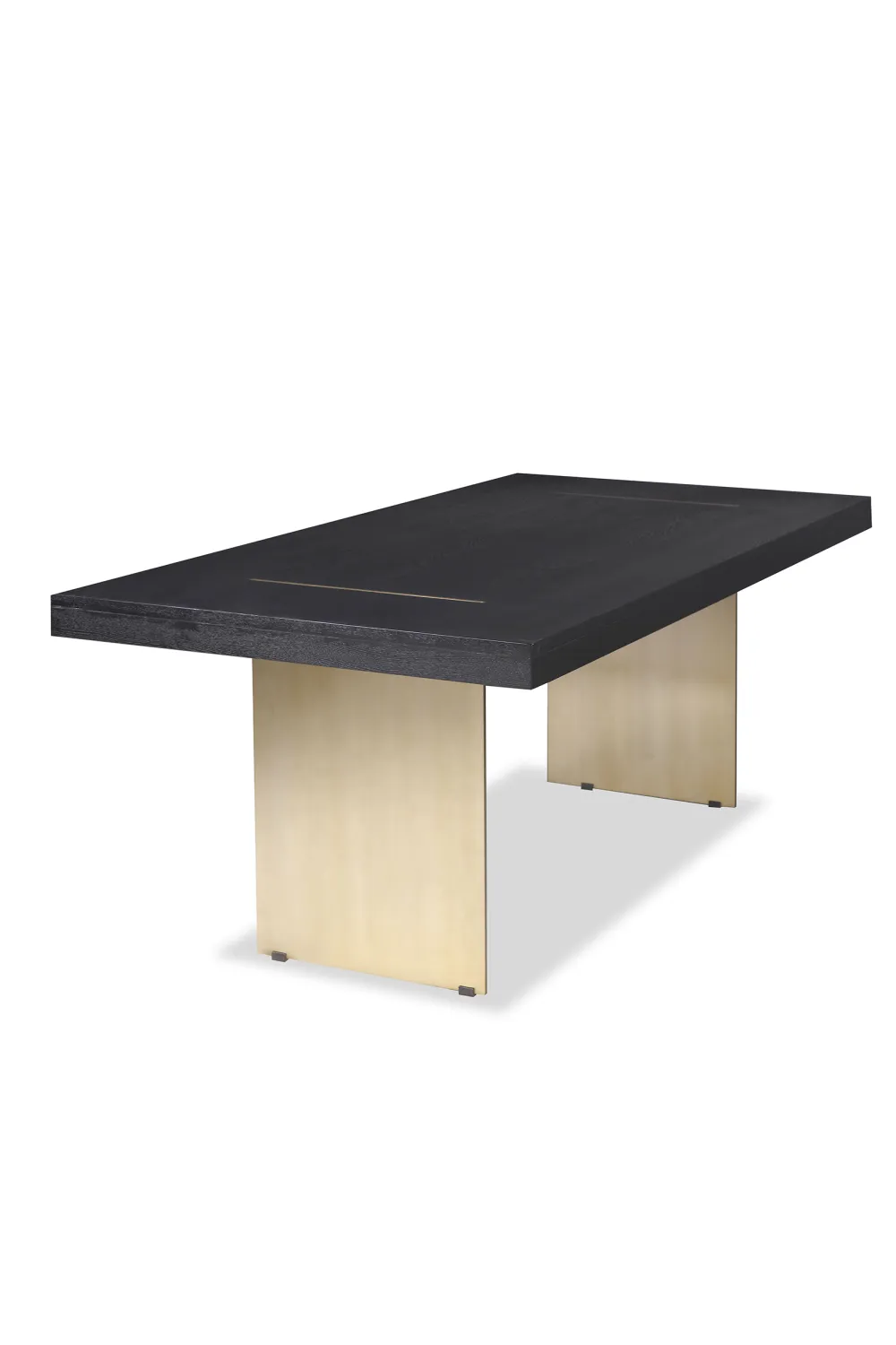 Ash Wood Brass Dining Table | Liang & Eimil Unma