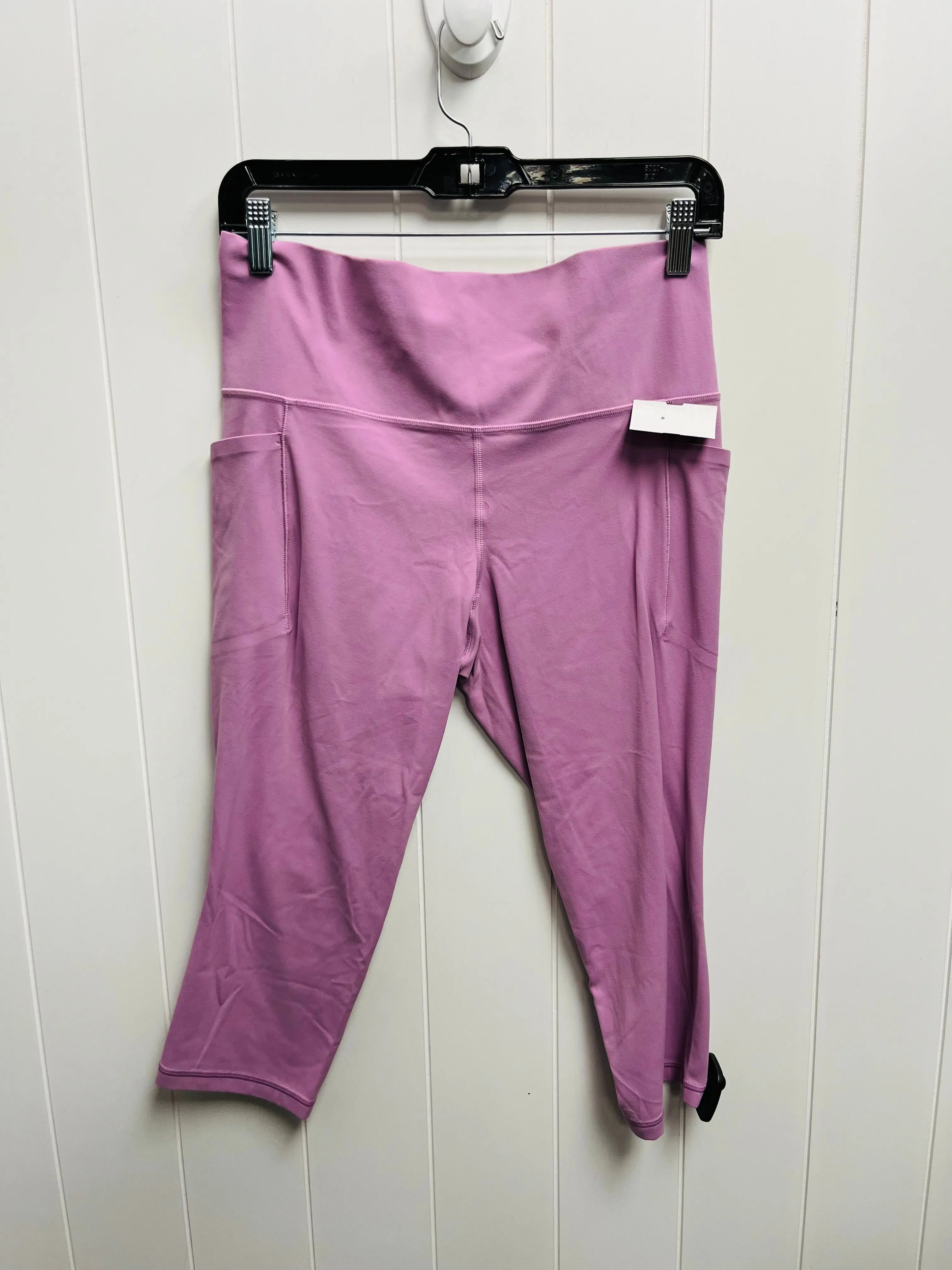 Athletic Capris By Athleta In Purple, Size: L