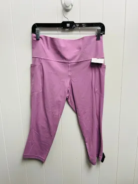 Athletic Capris By Athleta In Purple, Size: L