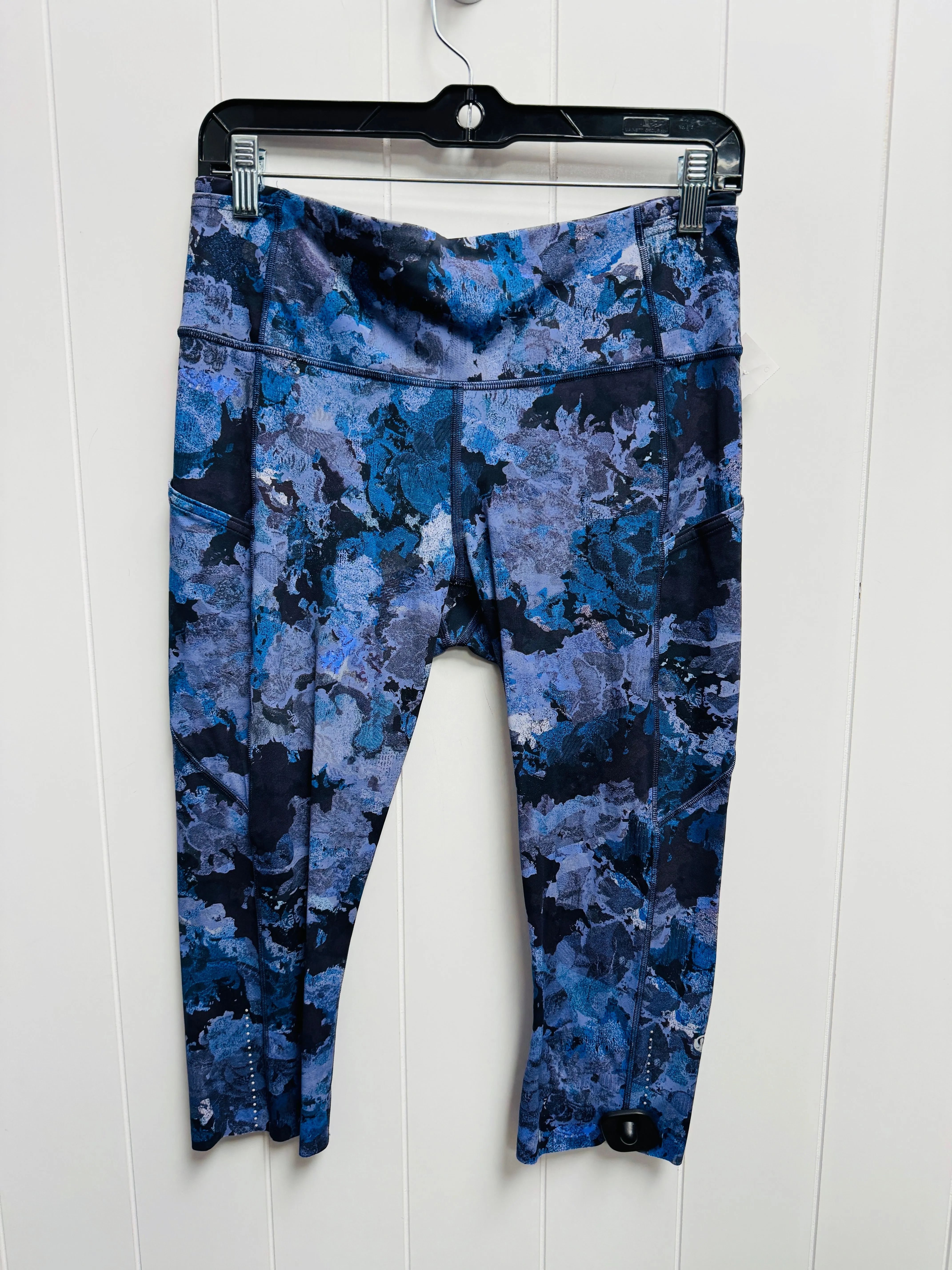 Athletic Capris By Lululemon In Blue, Size: 10