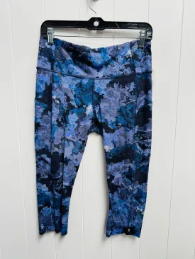 Athletic Capris By Lululemon In Blue, Size: 10