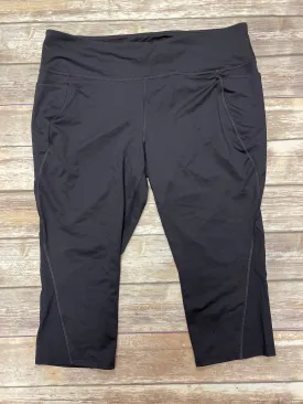 Athletic Capris By Tek Gear In Black, Size: 3x
