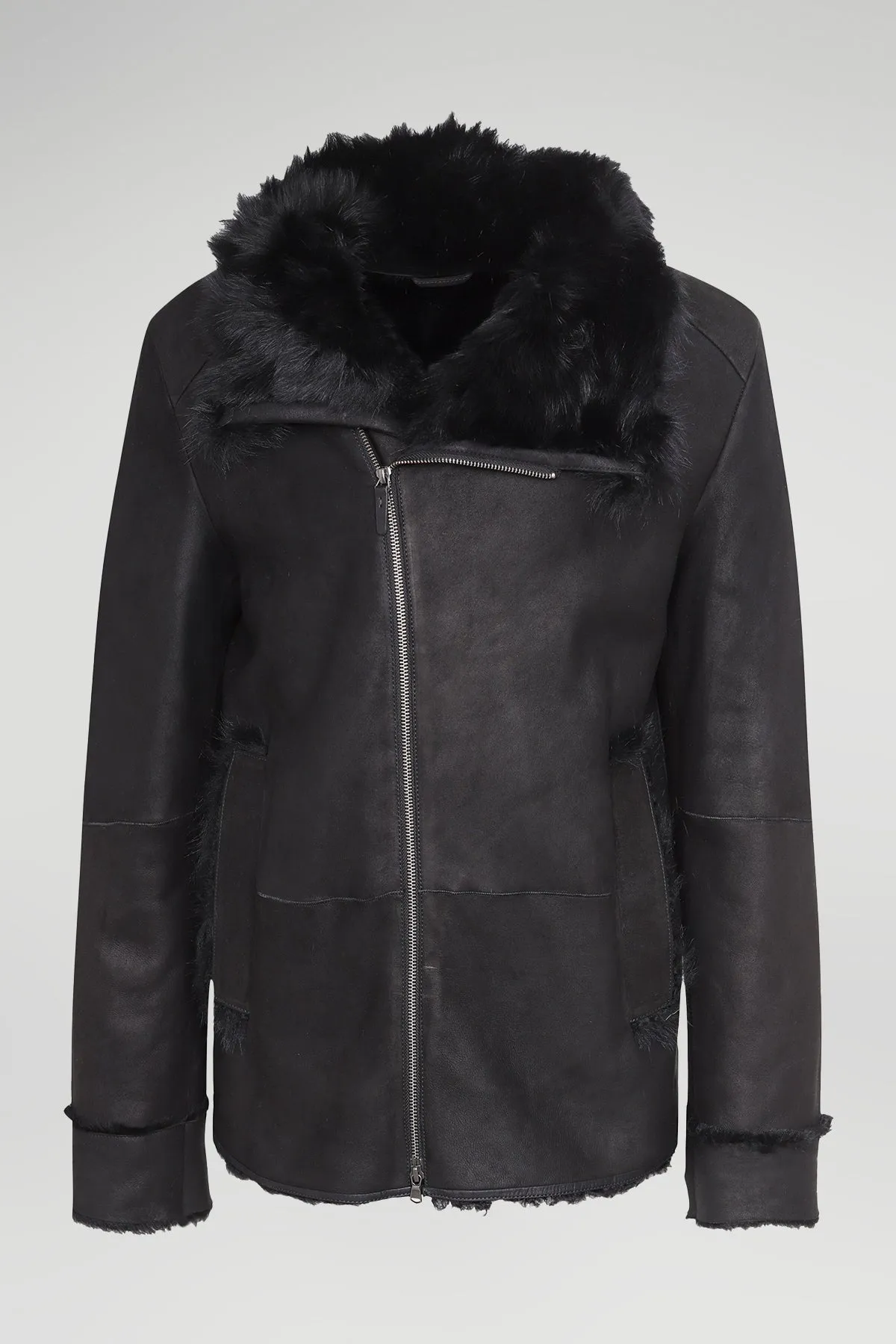 Black Shearling Jacket