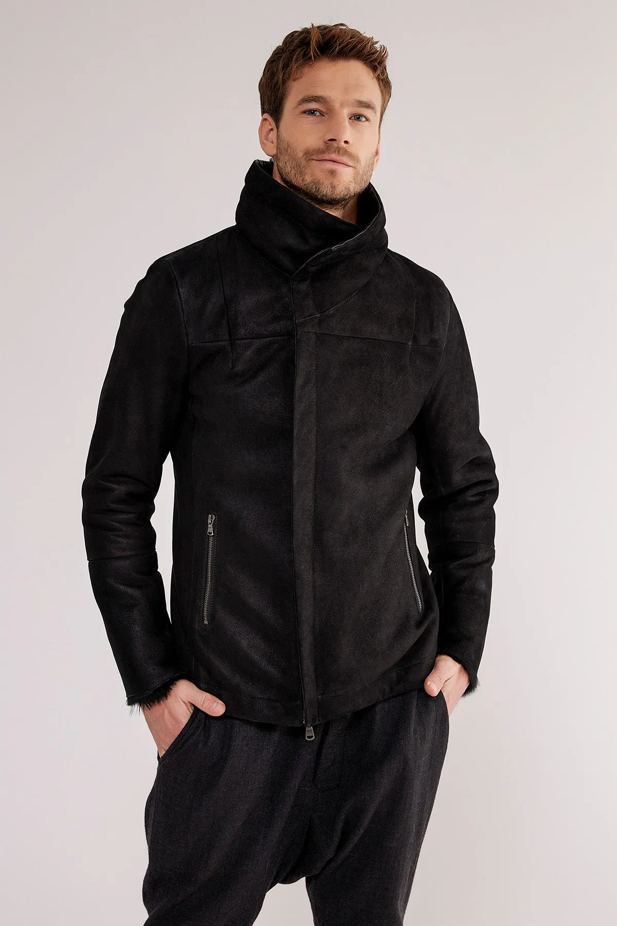 Black Shearling Jacket