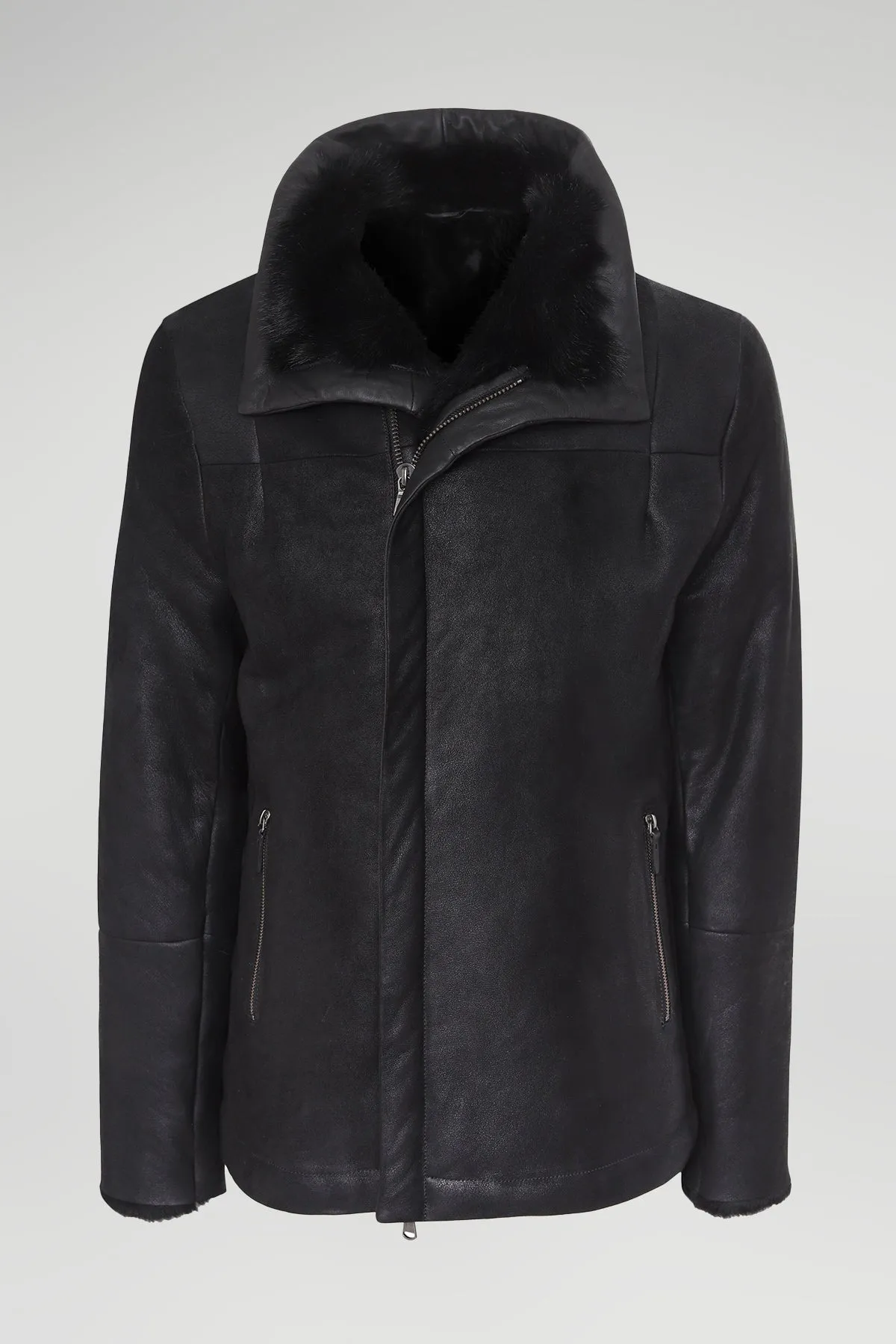 Black Shearling Jacket