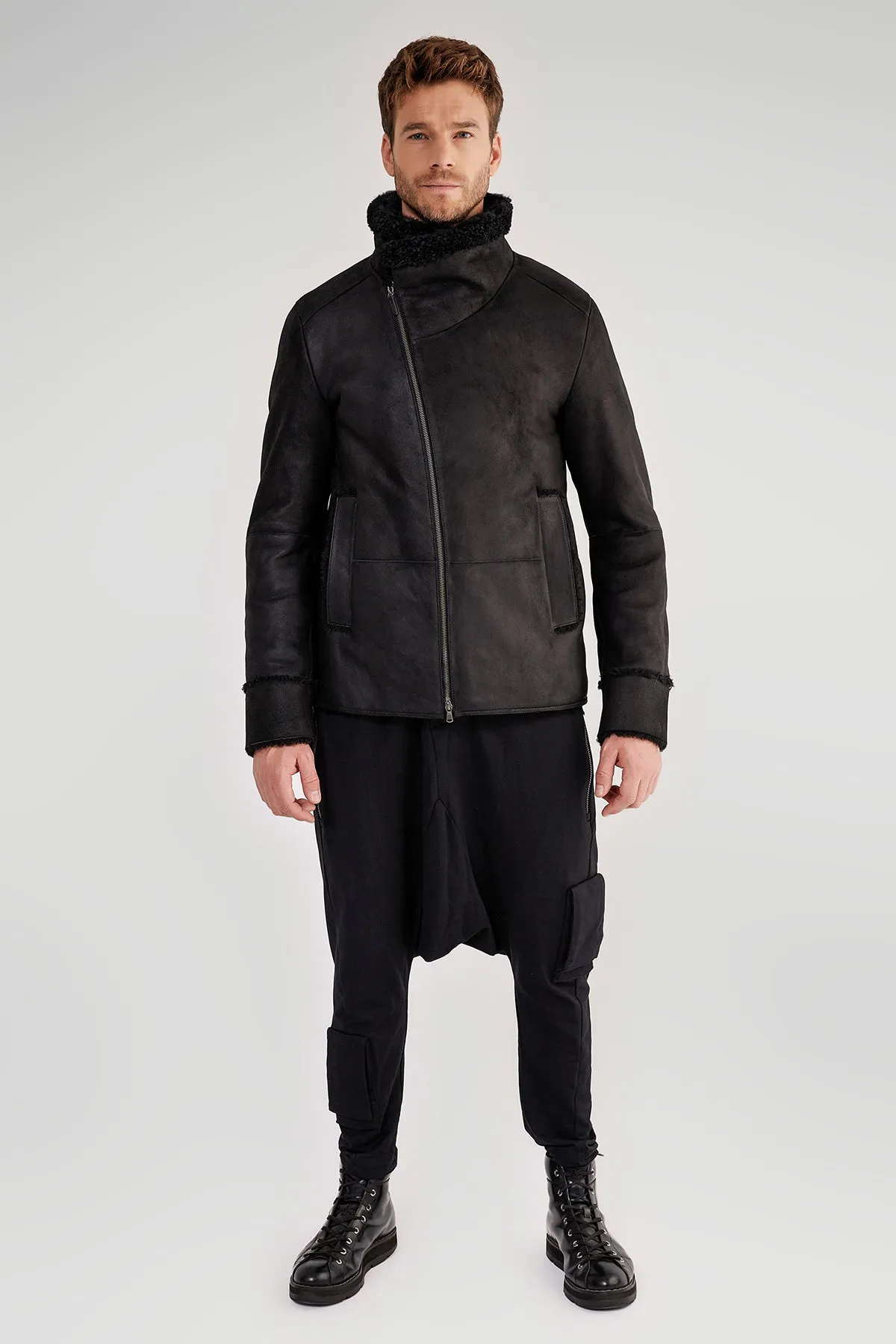 Black Shearling Jacket