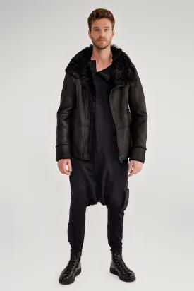 Black Shearling Jacket