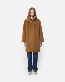 Blair Camel Mid-Length Coat
