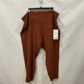 Brown Athletic Capris Athleta, Size 3x
