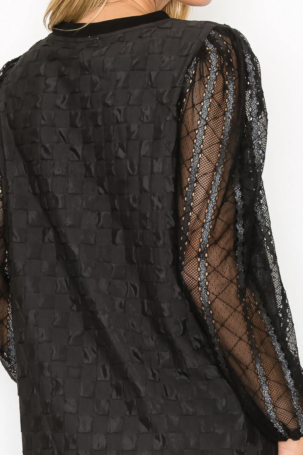 Connie Textured Lace Top
