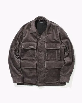 Corduroy Twill Field Jacket - Grey