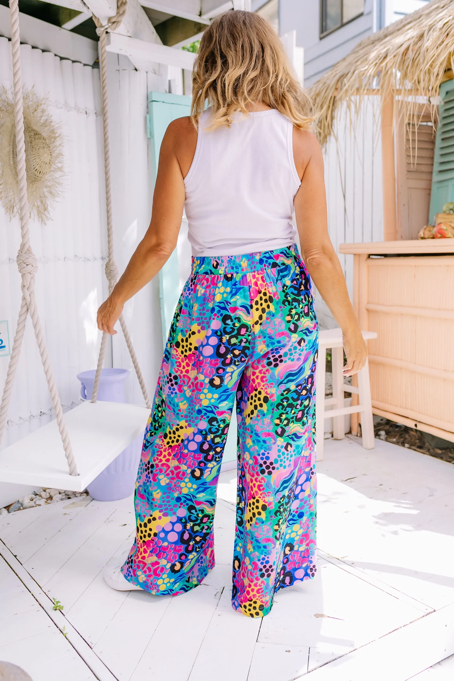 Cosmic Pants in Kasey Rainbow Electric Leopard