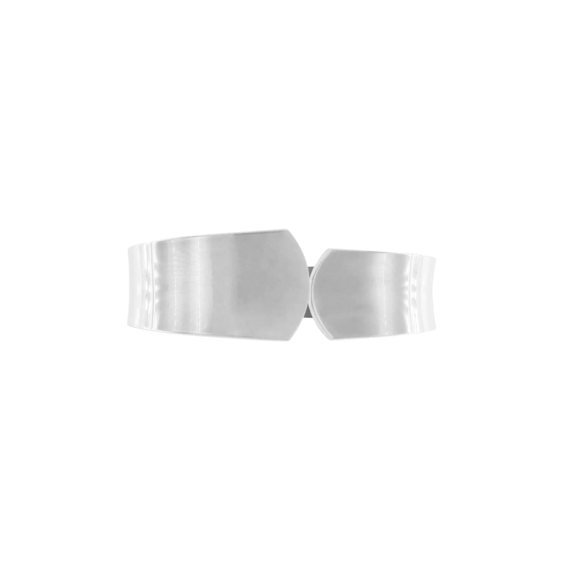 Courage Waterproof Minimalistic Statement Bangle Bracelet Silver Plating