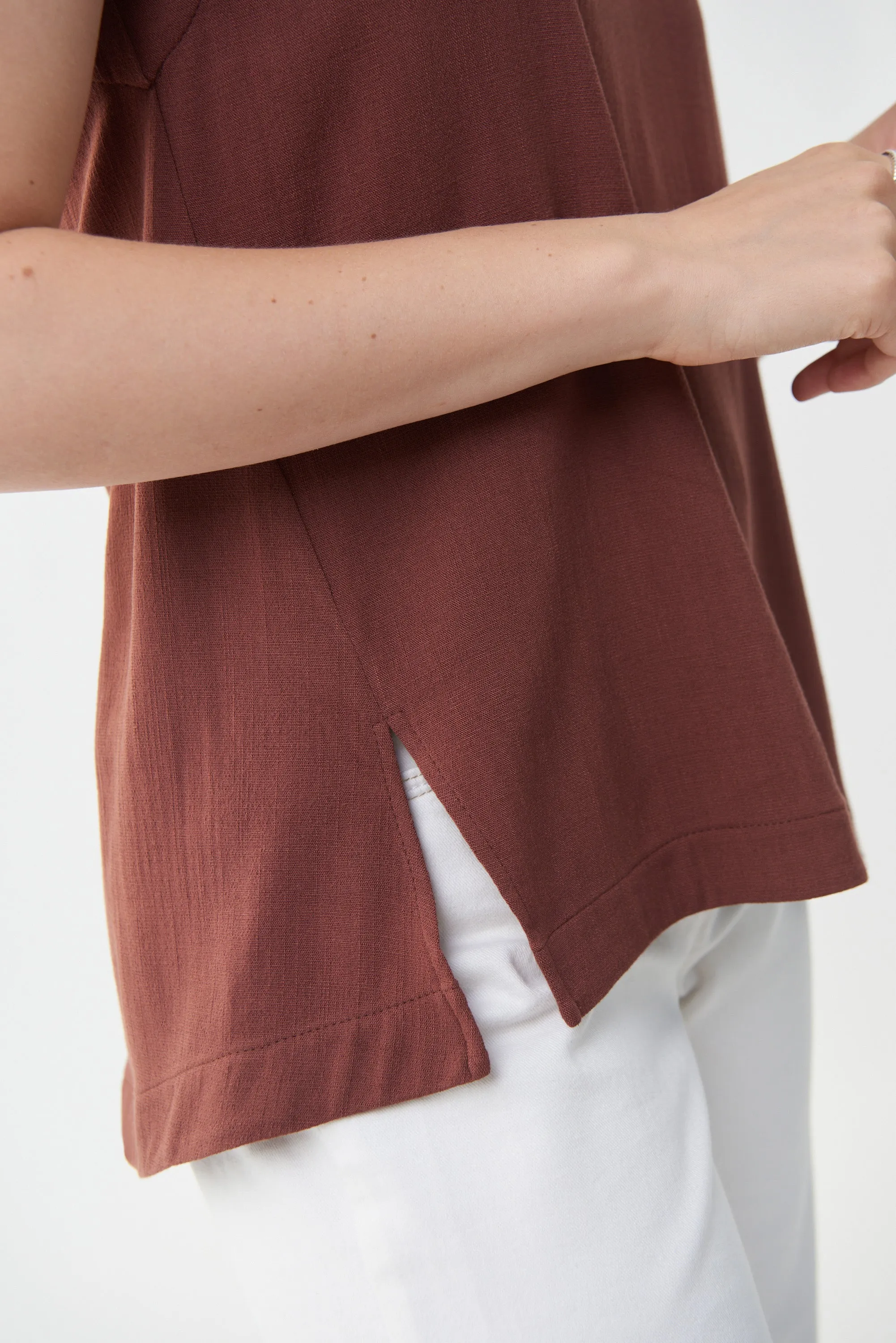 Dolman Sleeve V-Neck Top