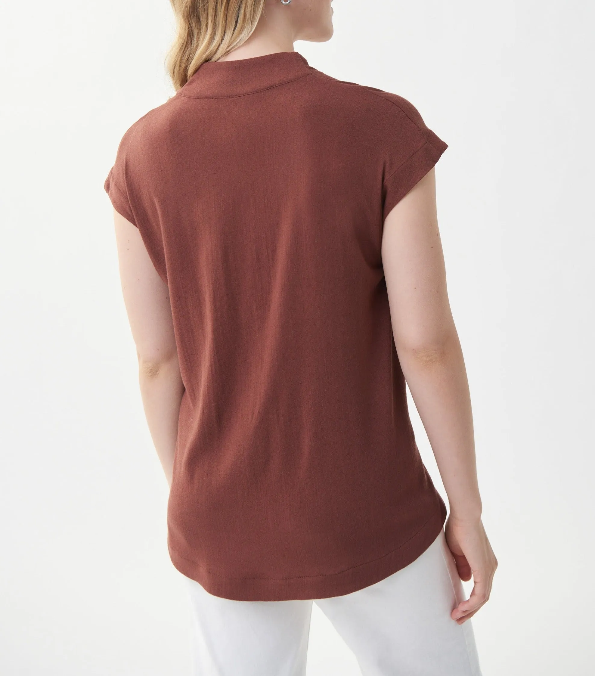 Dolman Sleeve V-Neck Top