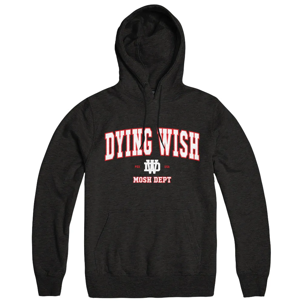 Optimized Title: Dying Wish Mosh Dept. Graphic Hoodie - Trendy Streetwear for Music Lovers