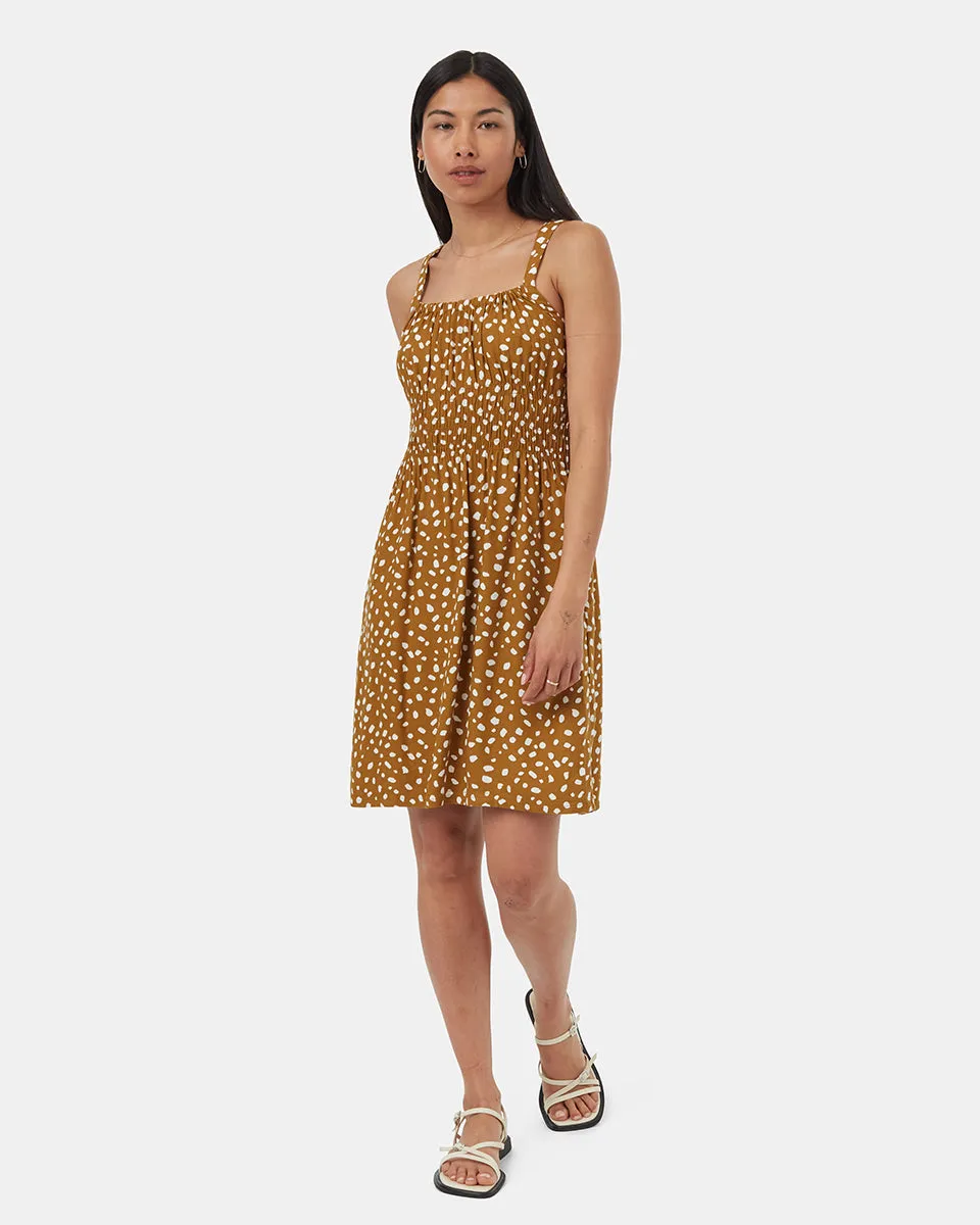 EcoWoven Crepe Smocked Dress