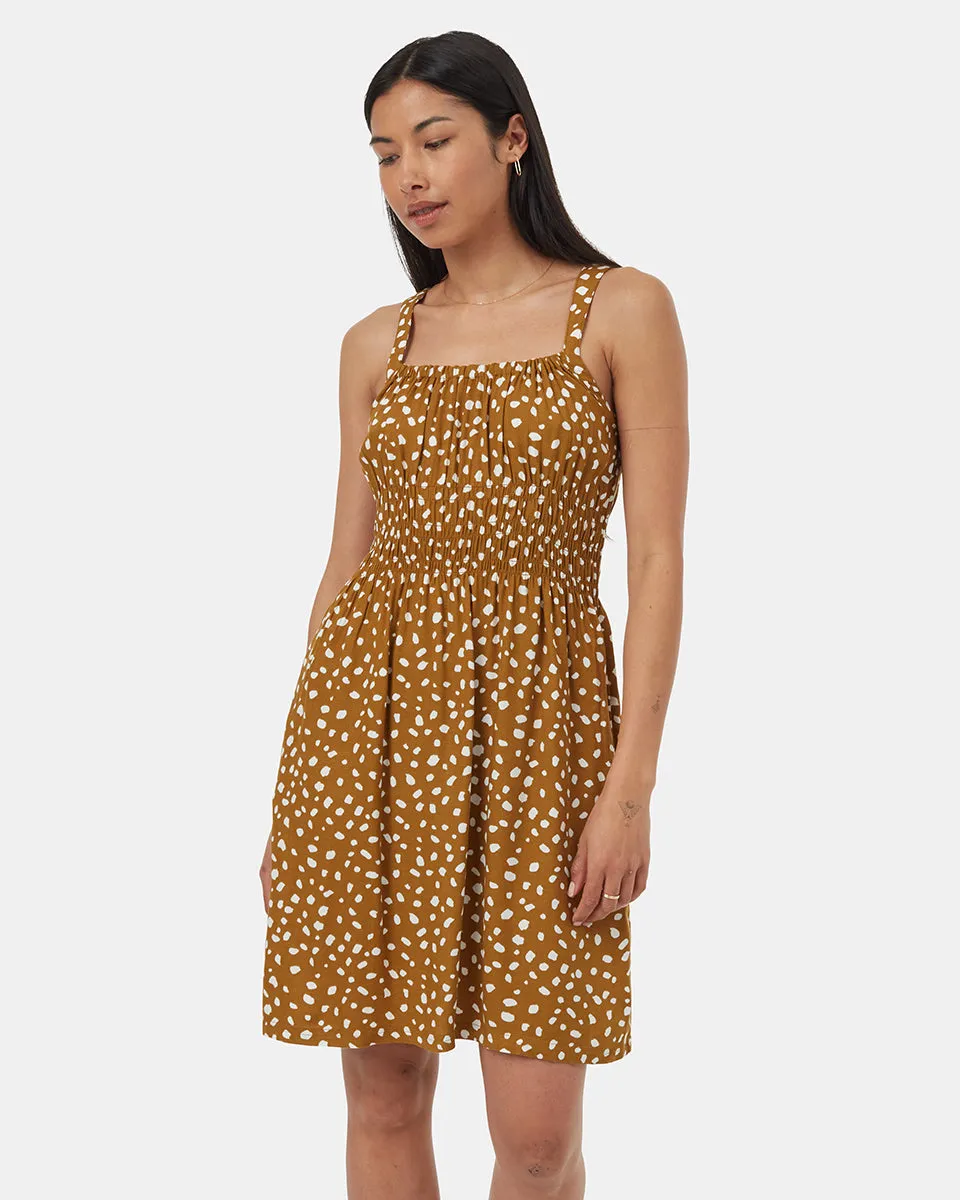 EcoWoven Crepe Smocked Dress