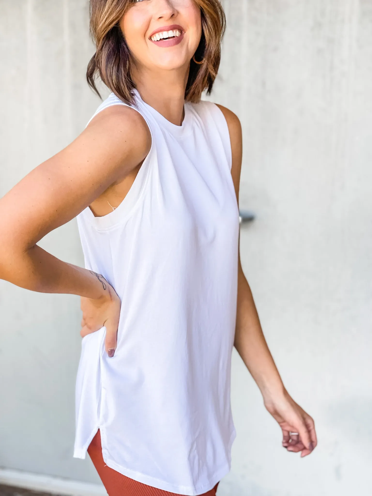 Flowy Tank | White