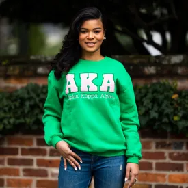 Green Vintage Light Pink AKA Sweatshirt (Unisex Sizing)