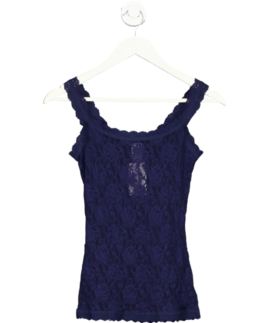 Hanky Panky Blue Signature Lace Classic Camisole UK S