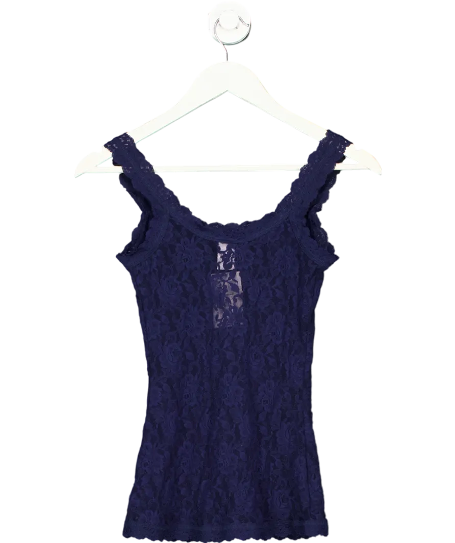 Hanky Panky Blue Signature Lace Classic Camisole UK S