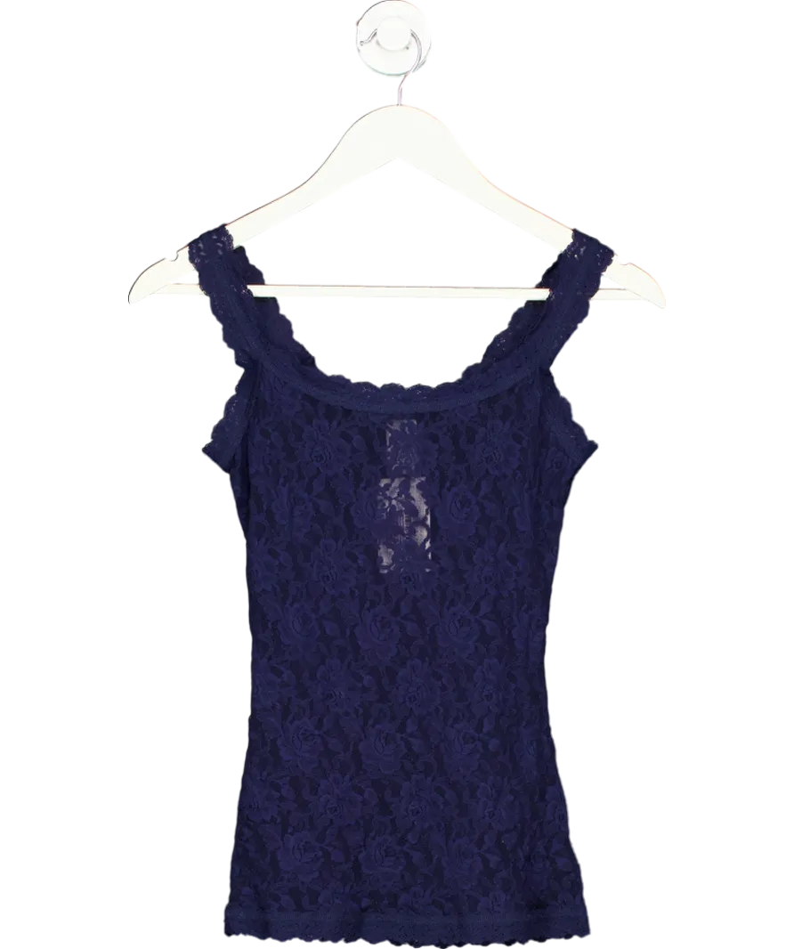 Hanky Panky Blue Signature Lace Classic Camisole UK XS