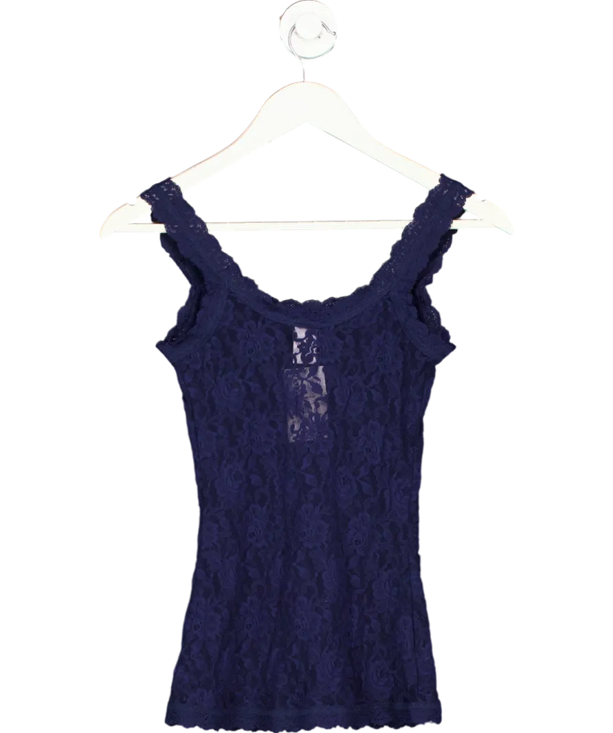 Hanky Panky Blue Signature Lace Classic Camisole UK XS