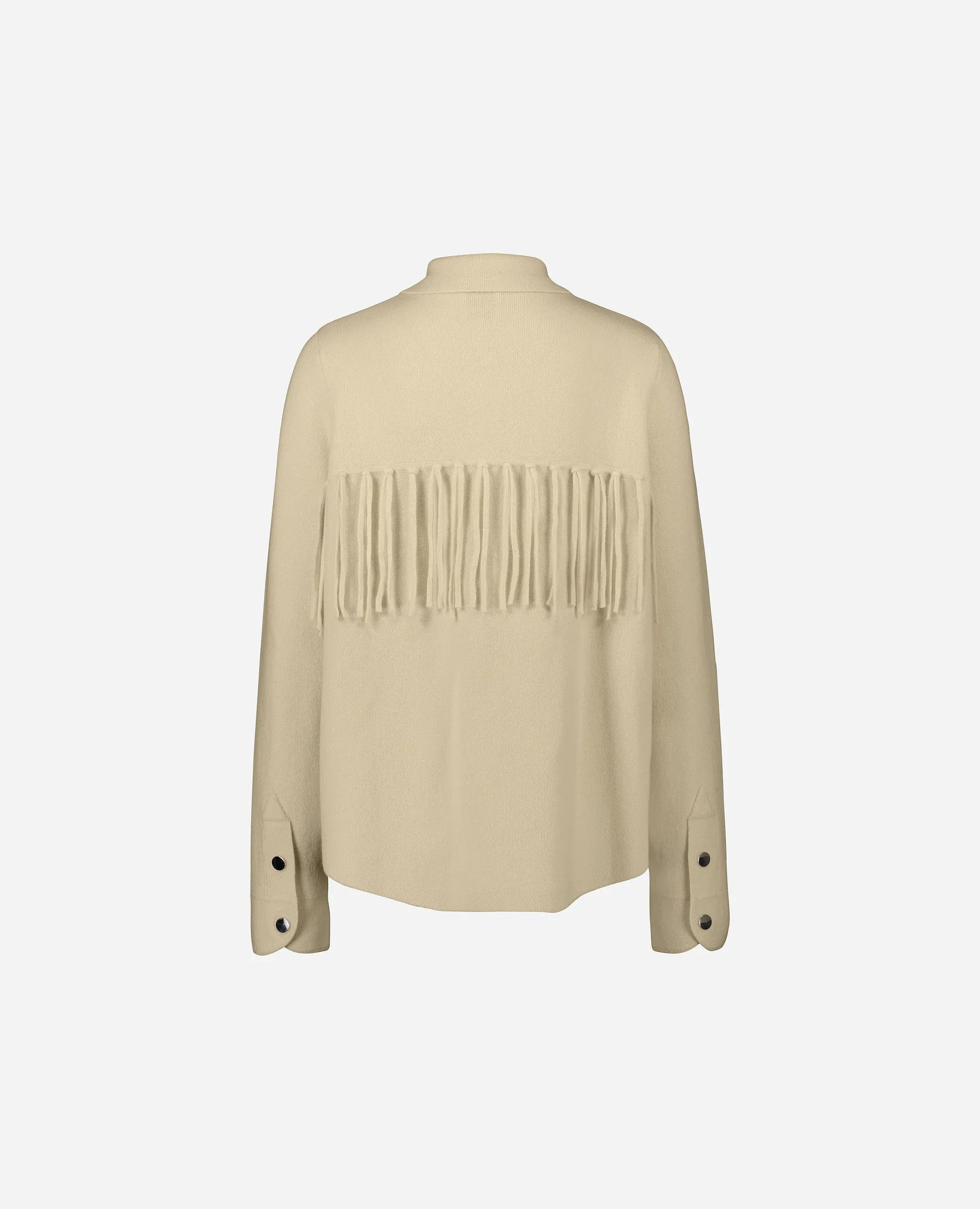 Hemd aus Cashmere-Mischung in Beige
