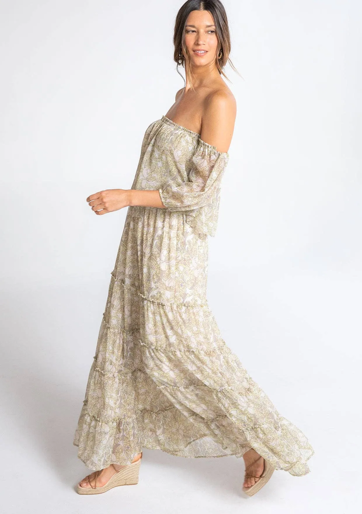 Ibiza Paisley Maxi Dress