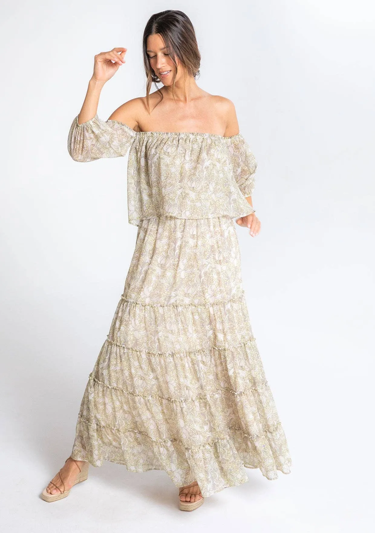 Ibiza Paisley Maxi Dress