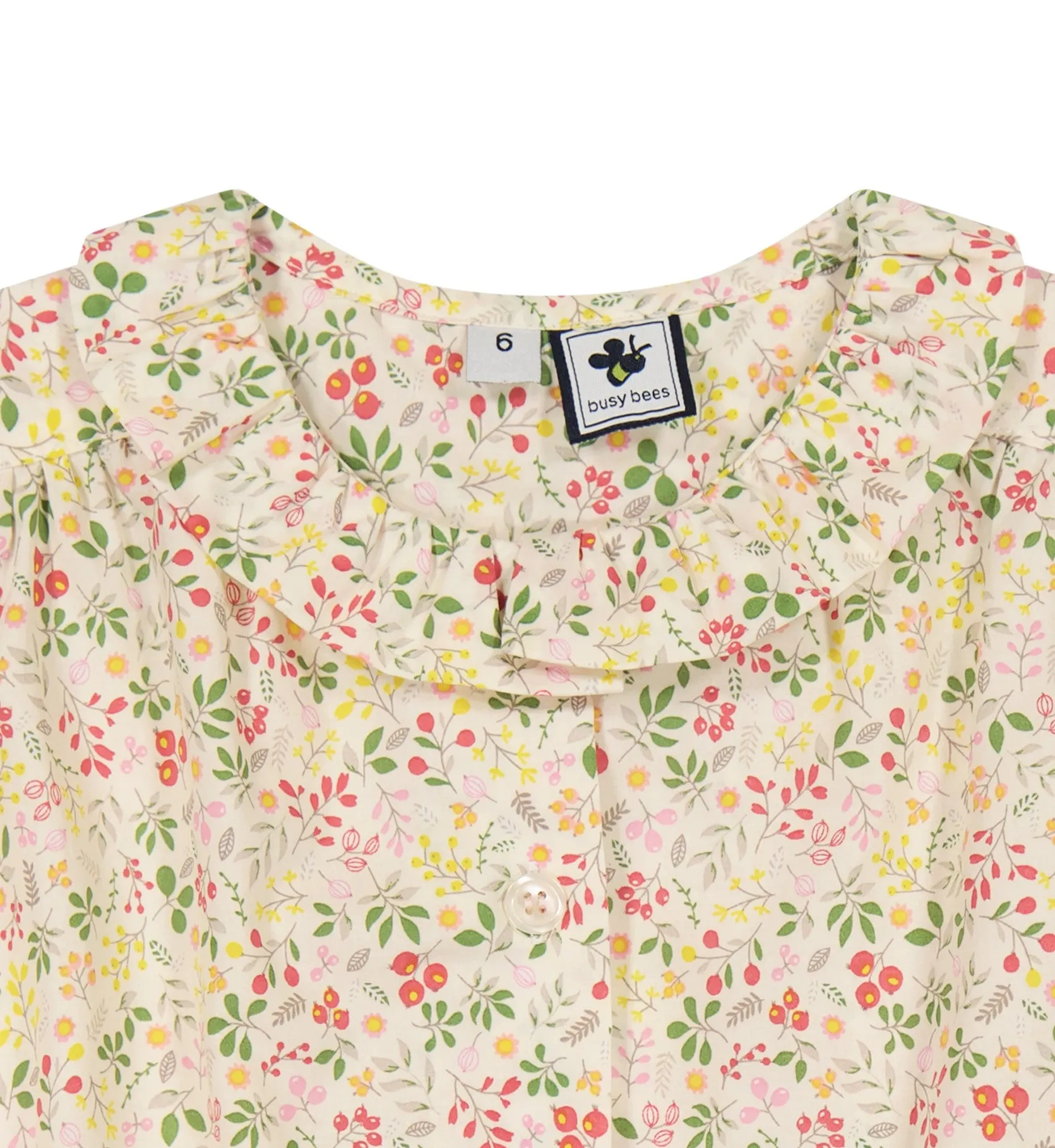 Iris Ruffle Top Flora