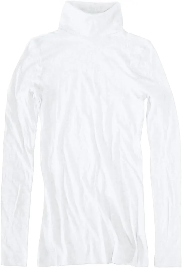 J.Crew Women's Long Sleeve Tissue Turtleneck Tee