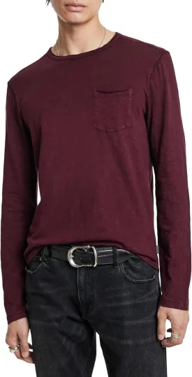 John Varvatos Men's Sid Long Sleeve Tee
