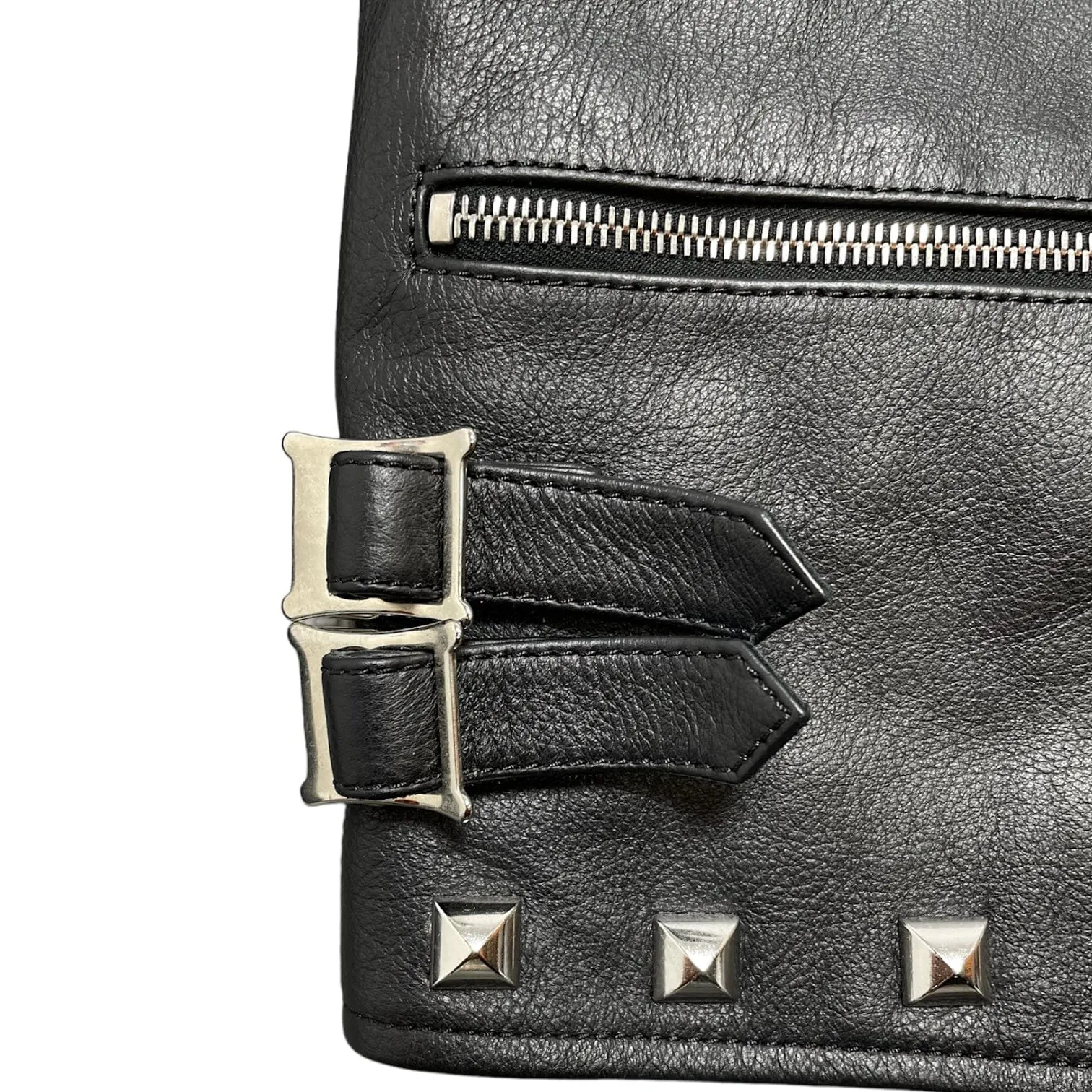 Lanvin x Gallery Dept. Leather Biker Jacket Black Pre-Owned