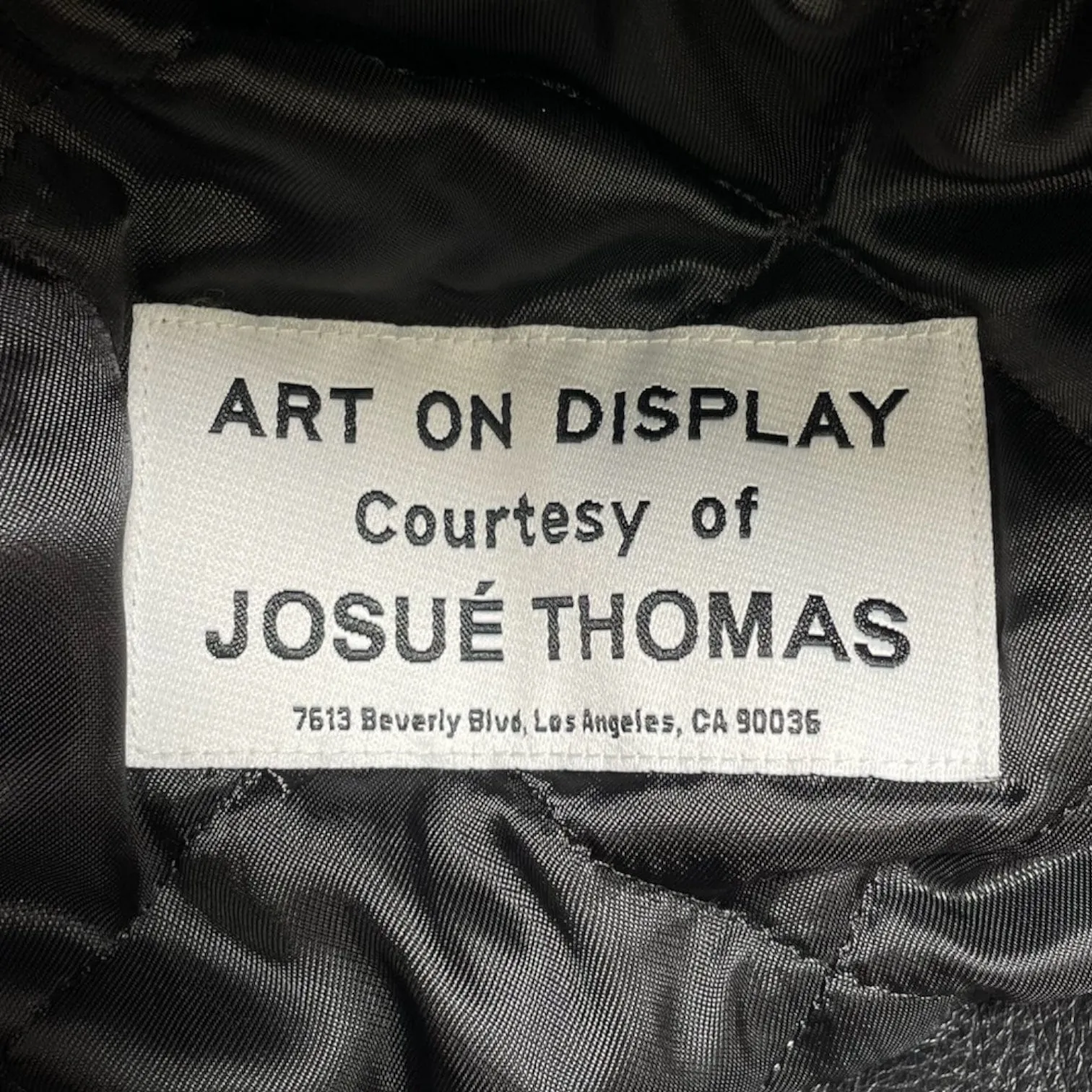 Lanvin x Gallery Dept. Leather Biker Jacket Black Pre-Owned