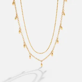 Lena Crystal Drop Necklace